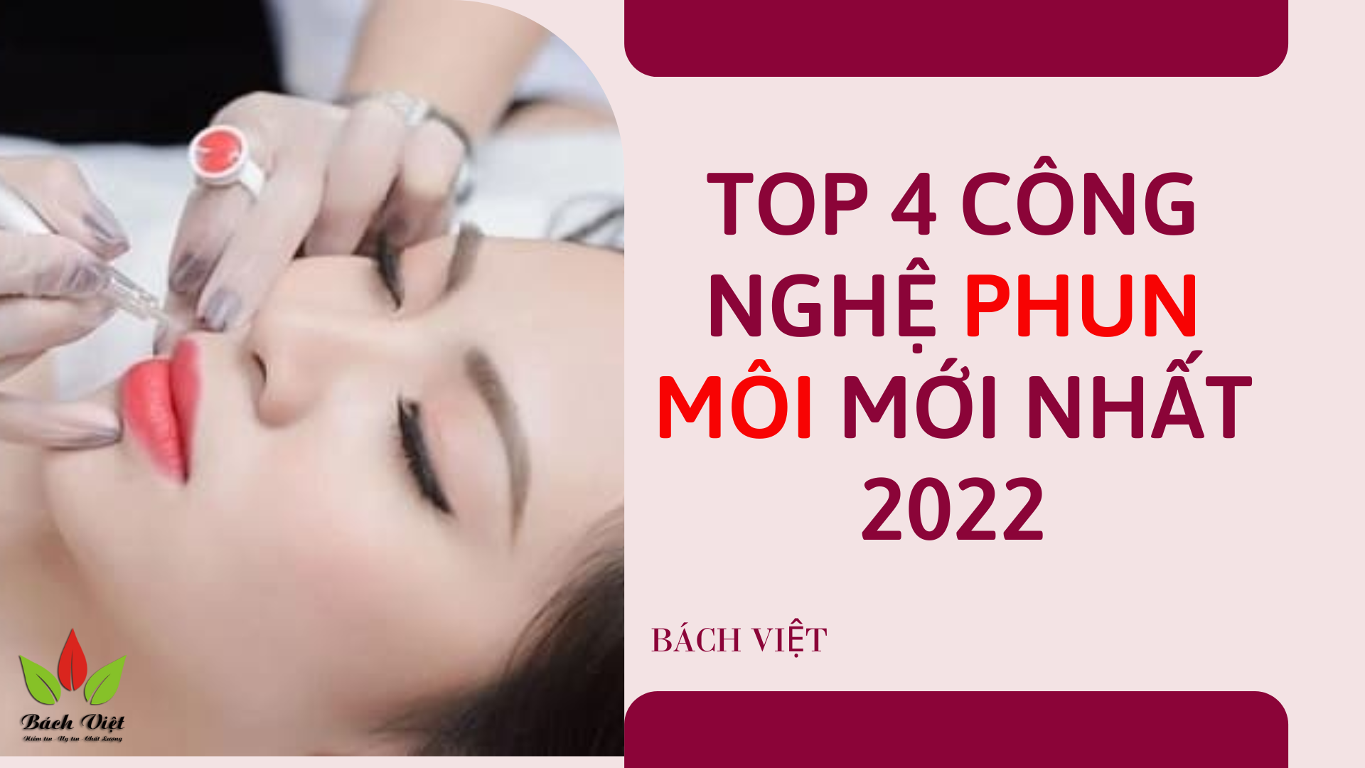 TOP 4 CÔNG NGHỆ PHUN MÔI MỚI NHẤT 2022 - Maythammybachviet